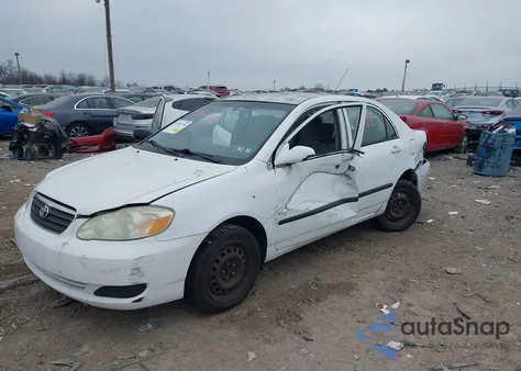 2005 Toyota Corolla Ce from USA, damaged, VIN 2T1BR32E35C369960